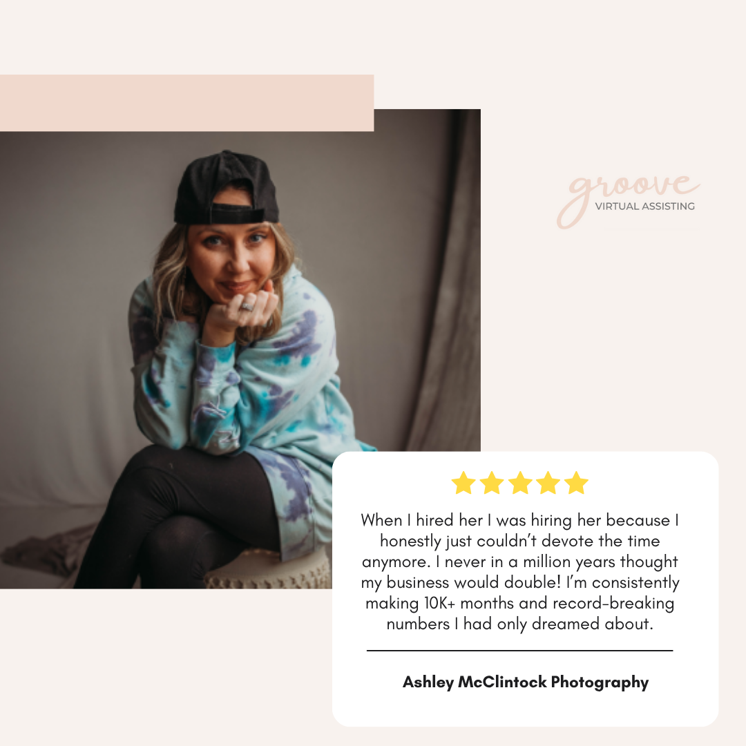 marketing and admin support for photographers